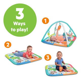 Foto 2 | Foto 2 | Gimnasio De Actividades Bright Starts Wild Wiggles Con 5 Juguetes Plegables - Venta Internacional.
