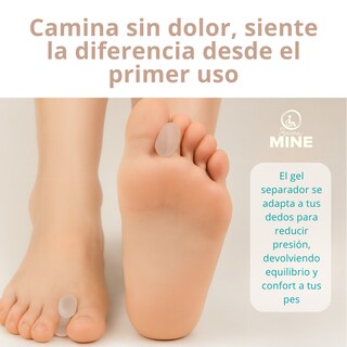 Foto 5 | Foto 5 | Separador De Dedos De Silicona Sebs Para Juanetes Par