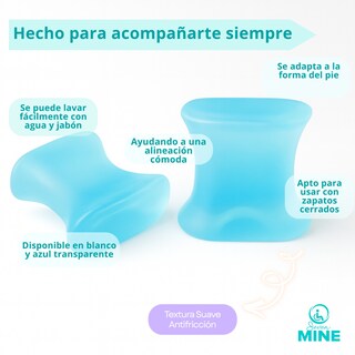 Foto 6 | Foto 6 | Separador De Dedos De Silicona Sebs Para Juanetes Par