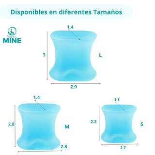 Foto 7 | Foto 7 | Separador De Dedos De Silicona Sebs Para Juanetes Par