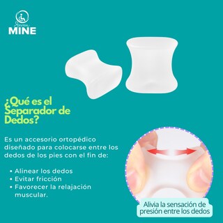 Foto 8 | Foto 8 | Separador De Dedos De Silicona Sebs Para Juanetes Par