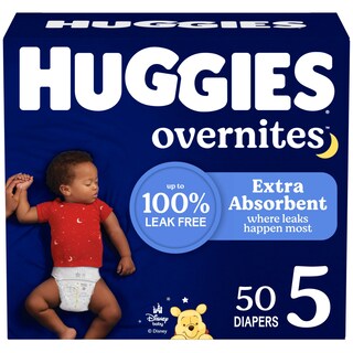 Foto 1 | Foto 1 | Pañales Huggies Overnites Talla 5 Para Más De 12 Kg Paquete De 50 Unidades Para Uso Nocturno - Venta Internacional.