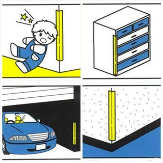 Foto 5 | Foto 5 | Protector De Esquina Para Pared Miracle Para Seguridad Infantil 8 Piezas - Venta Internacional.