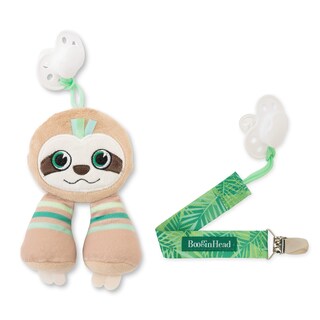 Foto 1 | Foto 1 | Sujetachupete Booginhead Perezoso Verde De Peluche Con Clip - Venta Internacional.