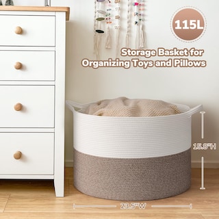 Foto 3 | Foto 3 | Cesto Para Ropa Goodpick 60x60x40 Cm Con Cuerda De Algodón - Venta Internacional.
