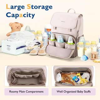 Foto 2 | Foto 2 | Mochila Para Pañales Mommore Grande Aislada Para Viajes - Venta Internacional.