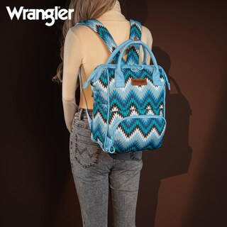 Foto 6 | Foto 6 | Mochila Pañalera Montana West Wrangler Azteca 36x27x18 Cm - Venta Internacional.