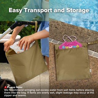 Foto 4 | Foto 4 | Bolsa Húmeda Y Seca Impermeable Para Bebé Haakaa Marrón 32x37 Cm - Venta Internacional.