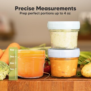 Foto 3 | Foto 3 | Contenedores De Almacenamiento De Alimentos Keababies Paquete De 6 4 Oz A Prueba De Fugas - Venta Internacional.