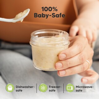 Foto 5 | Foto 5 | Contenedores De Almacenamiento De Alimentos Keababies Paquete De 6 4 Oz A Prueba De Fugas - Venta Internacional.