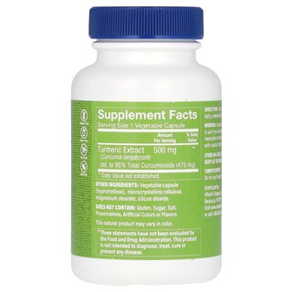 Foto 2 | Foto 2 | Cúrcuma de Vitamin Shoppe con 500 mg de Curcumina - Venta Internacional