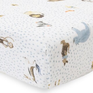 Foto 2 | Foto 2 | Sábana De Cuna Animales Fiesta Unicornio Pequeño Muselina 132x71 Cm - Venta Internacional.