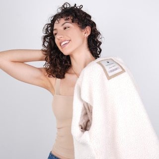 Foto 5 | Foto 5 | Chamarra De Pana Para Mujer Con Bolsillos Greenlander Beige