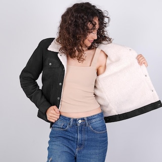 Foto 2 | Foto 2 | Chamarra De Pana Para Mujer Con Bolsillos Greenlander Negro