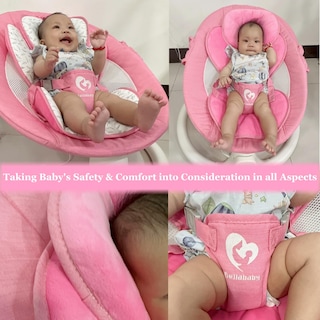 Foto 2 | Foto 2 | Columpio Para Bebé Bellababy Bluetooth 3 Posiciones 5 Velocidades Rosa - Venta Internacional.