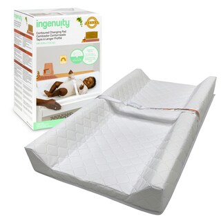 Foto 1 | Foto 1 | Colchoneta Cambiadora Resistente Al Agua Ingenuity Contorneada 41x81 Cm - Venta Internacional.