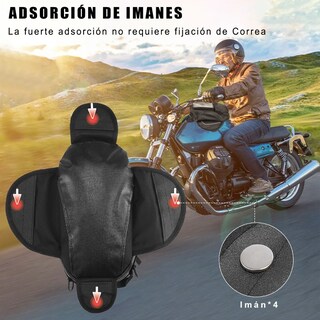 Foto 3 | Foto 3 | Bolsa  Lab.g De Depósito Mochila Para Moto Con Imanes Tanque Bolsa Negro