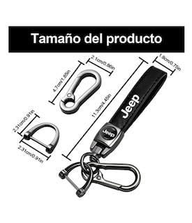 Foto 2 | Foto 2 | Llavero Para Autos Universal Logo De Llaveros De Cuero Jeep