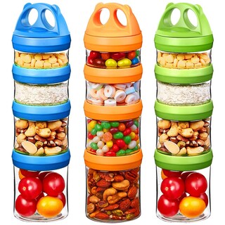 Foto 1 | Foto 1 | Contenedores De Almacenamiento De Alimentos Seleware Portátiles Apilables Sin Bpa - Venta Internacional.