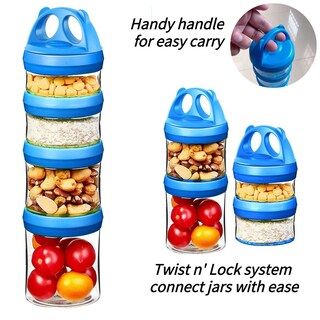 Foto 4 | Foto 4 | Contenedores Apilables Herméticos Para Alimentos Seleware Juego De 4 Piezas - Venta Internacional.