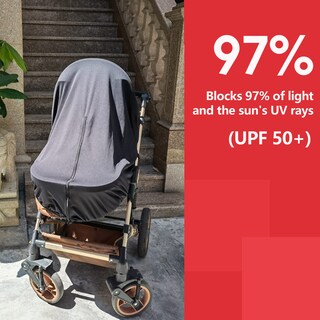Foto 3 | Foto 3 | Protector Solar Para Cochecitos Restcloud Upf50+ Negro 90x90 Cm - Venta Internacional.