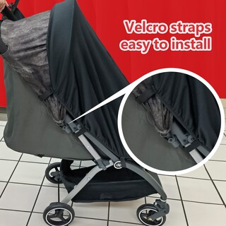 Foto 6 | Foto 6 | Protector Solar Para Cochecitos Restcloud Upf50+ Negro 90x90 Cm - Venta Internacional.