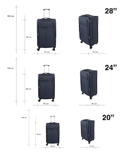 Foto 7 | Foto 7 | Set De 3 Maletas Tr25ev Azul Travel Republic