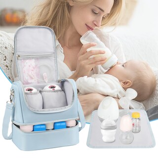 Foto 7 | Foto 7 | Bolsa Refrigeradora Para Extractor De Leche Jaffzora Con Paquetes De Hielo Azul - Venta Internacional.