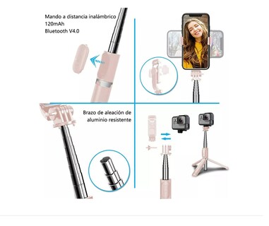 Foto 4 | Foto 4 | Selfie Stick Xtellar con Control Remoto