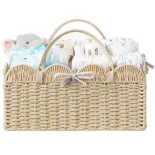 Foto 1 | Foto 1 | Cesta Portátil Para Pañales De Bebé Hblife De Cuerda De Papel - Venta Internacional.