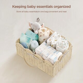 Foto 3 | Foto 3 | Cesta Portátil Para Pañales De Bebé Hblife De Cuerda De Papel - Venta Internacional.