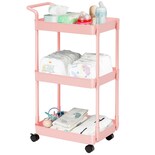 Carro Organizador Volnamal Rosa Para Pañales De Bebé De Plástico - Venta Internacional.