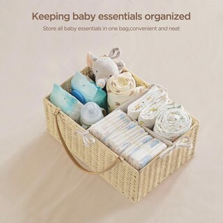 Foto 4 | Foto 4 | Organizador Portátil Para Pañales De Bebé Hblife Cuerda De Papel - Venta Internacional.
