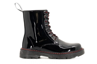 Foto 1 | Foto 1 | Botas Offlander  Tipo Militar  Piel Charol  Negro