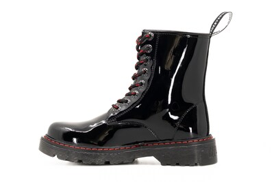 Foto 2 | Foto 2 | Botas Offlander  Tipo Militar  Piel Charol  Negro
