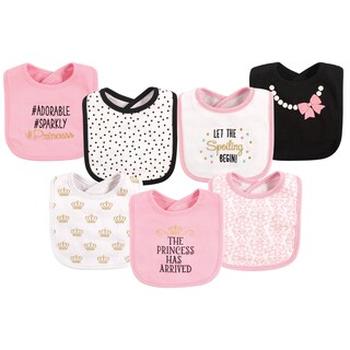 Foto 1 | Foto 1 | Set De Baberos De Algodón Hudson Baby Con Diseño De Princesa Talla Única - Venta Internacional.