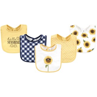 Foto 1 | Foto 1 | Baberos Hudson Baby De Algodón Con Estampado De Girasoles Talla Única - Venta Internacional.