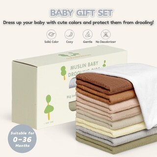 Foto 7 | Foto 7 | Susurration Pañuelos Muselina Para Bebé Paquete De 8 Unisex Ajustables - Venta Internacional.