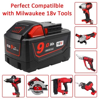 Foto 5 | Foto 5 | Batería Dksidkn 18v 9.0ah Compatible Con Milwaukee M18 - Venta Internacional.