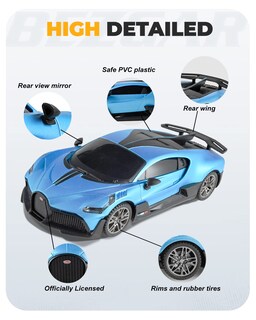Foto 4 | Foto 4 | Coche De Juguete Bezgar Bugatti Grand Sport Vitesse 1:24 Rc Kids 6+ - Venta Internacional.