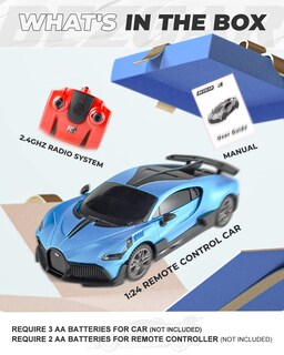 Foto 5 | Foto 5 | Coche De Juguete Bezgar Bugatti Grand Sport Vitesse 1:24 Rc Kids 6+ - Venta Internacional.