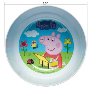 Foto 6 | Foto 6 | Juego De Vajilla Infantil De 5 Piezas Peppa Pig De Zak Designs - Venta Internacional.