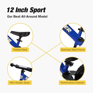 Foto 3 | Foto 3 | Bicicleta Balance Strider Sport De 12 Pulgadas  Azul  Para Niños De 1 A 4 Años - Venta Internacional.