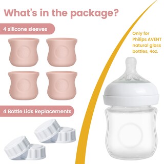 Foto 3 | Foto 3 | Mangas Y Tapas De Silicona Para Biberones Philips Avent 120 Ml Joxodak - Venta Internacional.