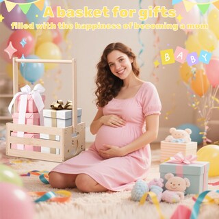 Foto 7 | Foto 7 | Cajón De Madera Para Baby Shower Cdsdas Con Perchas 34x22x53cm - Venta Internacional.