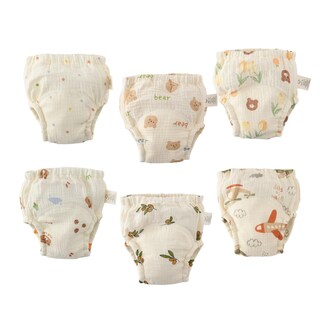 Foto 1 | Foto 1 | Calzoncillos De Entrenamiento Para Bebés De Muselina Gzmm De 6 A 12 Meses - Venta Internacional.