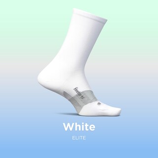 Foto 2 | Foto 2 | Cojín Ultraligero Sock Feetures Elite Mini Crew White M - Venta Internacional.