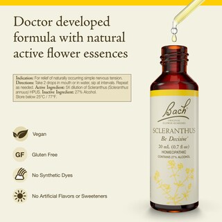 Foto 2 | Foto 2 | Esencia Floral Bach Original Scleranthus 20 Ml Vegana - Venta Internacional.