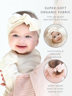 Foto 3 | Foto 3 | Diadema Para Bebé De Colores Orgánicos Con Lazo Con Lazo Brezo Y Avena - Venta Internacional.
