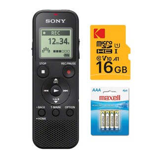 Foto 1 | Foto 1 | Grabadora De Voz Sony Icd-px370 Con Paquete De Tarjetas Microsdhc De 16 Gb - Venta Internacional.